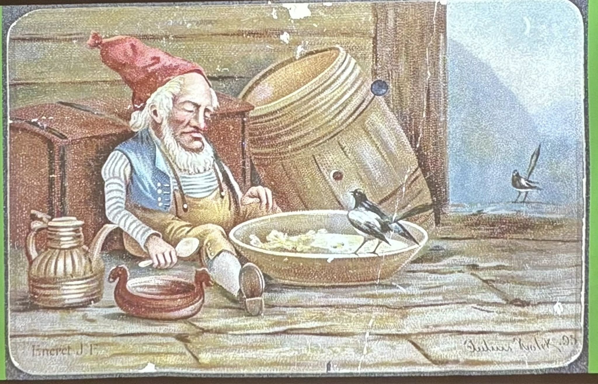 Artikkelbilde til artikkelen Kåseri om gamle julekort